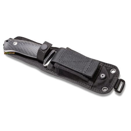 LionSteel M3 Black Micarta — Fixed Blade Knife Niolox (code M3 MI)