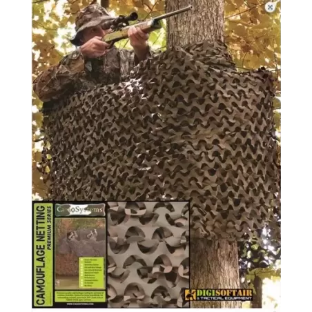WOODLAND 1,4X3,0M BASIC rete mimetica leggera Miltec 14461020