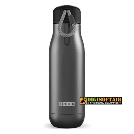 ZOKU 500ml thermic stainless steel bottle Gunmetal
