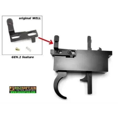 CNC trigger set for L96 rifles MB01,04,05,08,14..., Gen.2
