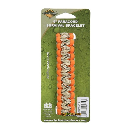 BCB Paracord con fibbia in metallo 9 inch — Arancione