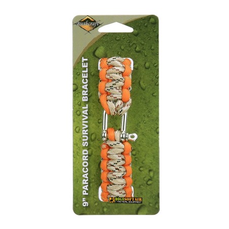 BCB Paracord con fibbia in metallo 9 inch — Arancione