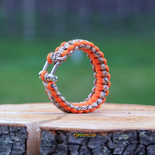 BCB Paracord con fibbia in metallo 9 inch — Arancione