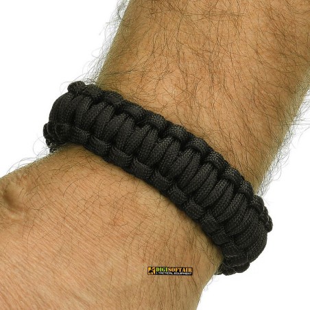 BCB Paracord con fibbia in metallo 9 inch — Nero