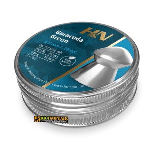 H&N Baracuda Green 5,5 mm — Pallini piomb-free 200pz
