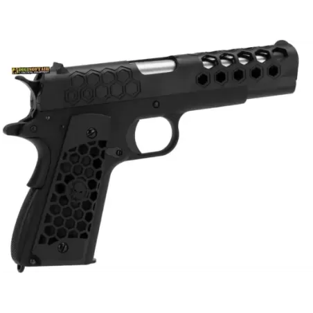 WE 1911 Gen.2 Hex Cut Black Scarellante (we-we16b) WE 1911 Gen.2 Hex Cut Black Scarellante (we-we16b)
