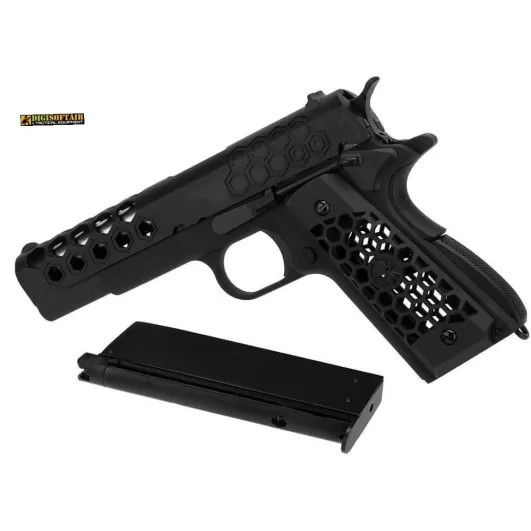WE 1911 Gen.2 Hex Cut Black blowback (we-we16b)