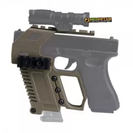 WOSPORT RAIL BASE LOADING DEVICE GLOCK pistol TAN WO-GB48T
