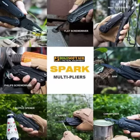 ROXON CM1349 Pinza multiuso SPARK 14 funzioni EDC