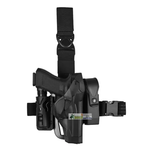 DCHT8 VEGA HOLSTER Duty CAMA Holster thigh kit black GLOCK 17