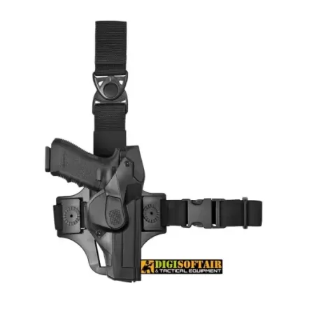 DCHT8 VEGA HOLSTER Duty CAMA Holster thigh kit black GLOCK 17 DCHT8 VEGA HOLSTER Duty CAMA Holster thigh kit black GLOCK 17