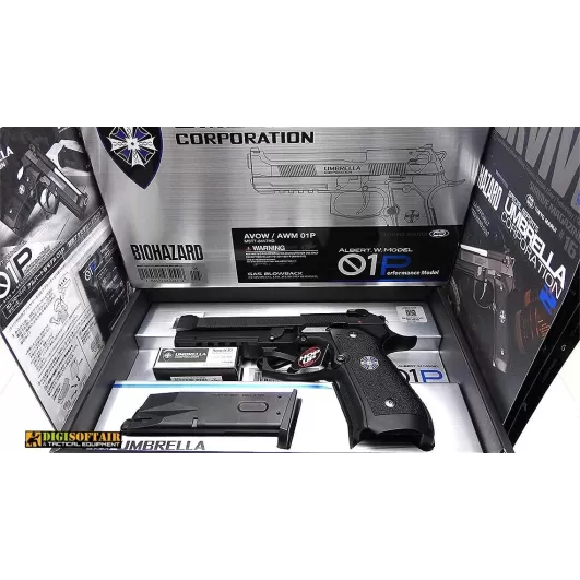 Tokyo Marui BIOHAZARD ALBERT.W.MODEL 01P GBB Pistol
