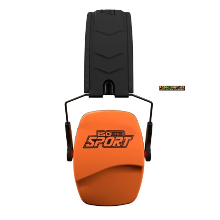 DEFY Slim Passive — ISOtunes Foldable Earmuffs Safety Orange