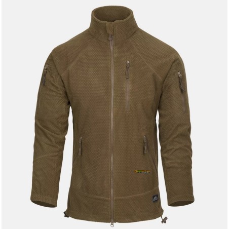Helikon-Tex Alpha Tactical Fleece Coyote — tactical fleece jacket