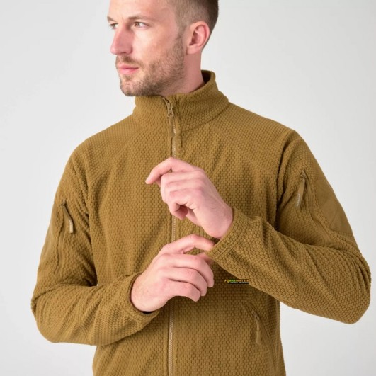 Helikon-Tex Alpha Tactical Fleece Coyote — pile tattico urbano
