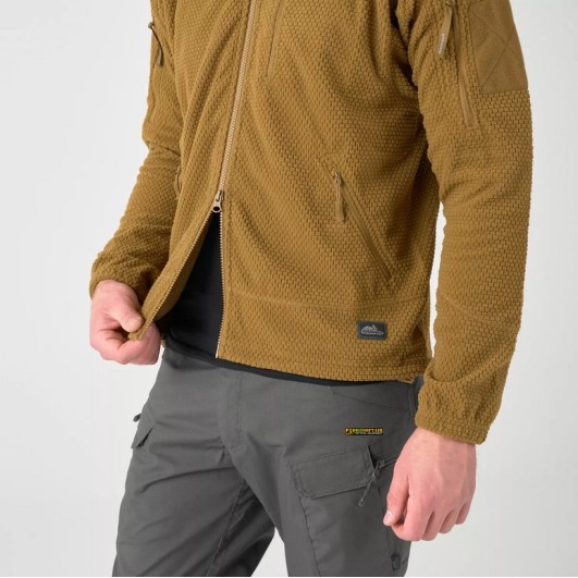 Helikon-Tex Alpha Tactical Fleece Coyote — pile tattico urbano