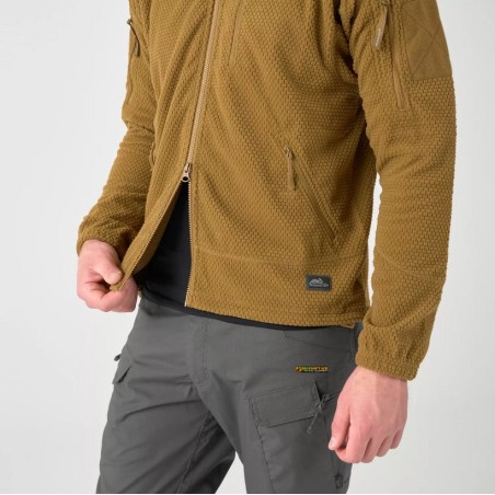 Helikon-Tex Alpha Tactical Fleece Coyote — tactical fleece jacket