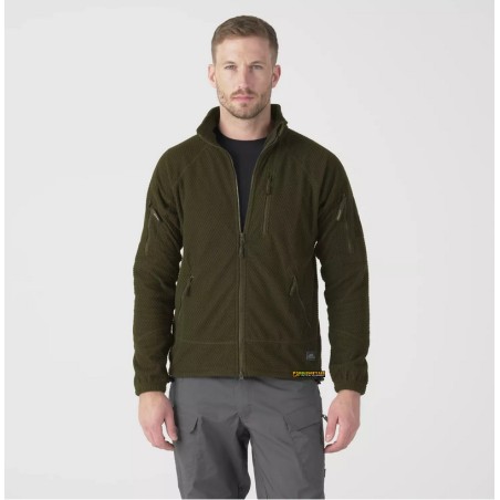Helikon-Tex Alpha Tactical Fleece Olive Green — pile tattico urbano