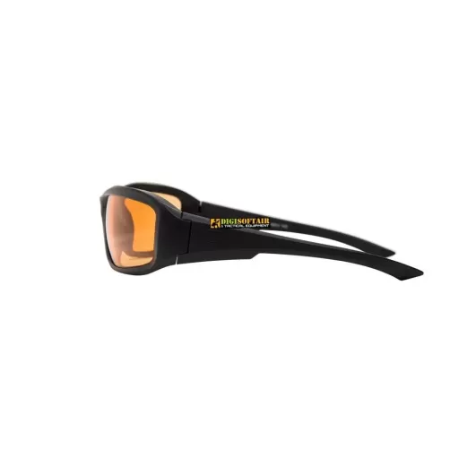 HAMEL EDGE TACTICAL black frame orange lens