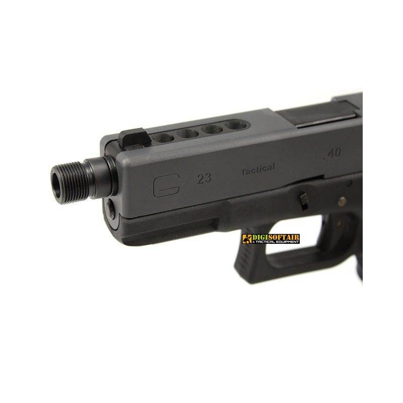WE pistols silencer adaptor short black 2459