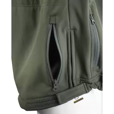 OPENLAND TACTICAL SOFTSHELL JACKET OD GREEN