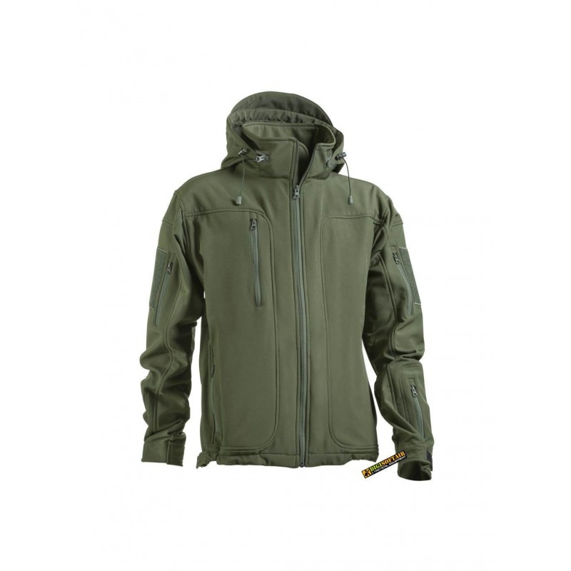Buy Openland tactical softshell jacket od green Size S