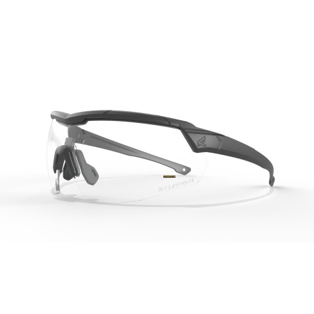Edge Tactical Rolling Thunder — black frame goggles clear lens