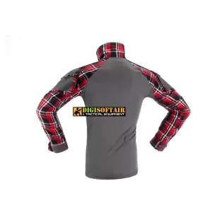 Flannel Combat Shirt Invader Gear red 2