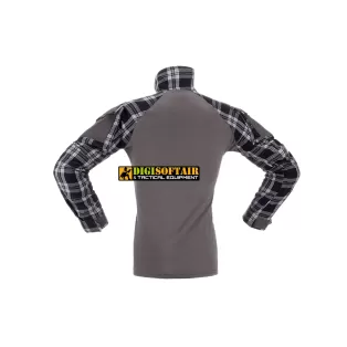 Flannel Combat Shirt Invader Gear black 2