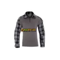 Flannel Combat Shirt Invader Gear black