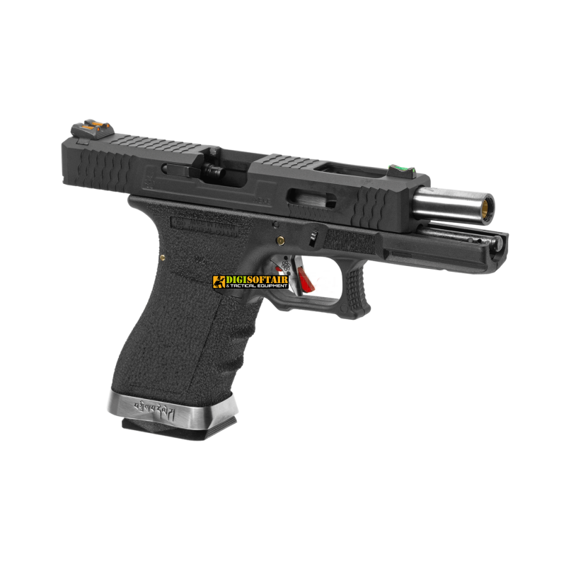WE modello glock G17 Custom G FORCE series black PISTOLA