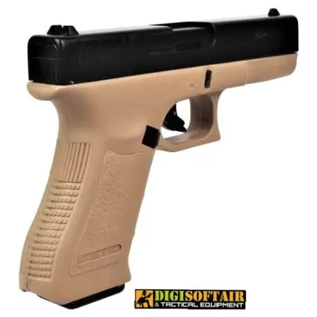 BRUNI GAP 17 blank gun cal 8 black/tan