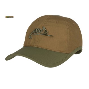 Helikon-Tex Logo Cap Coyote / Olive Green — cappellino baseball in Ripstop
