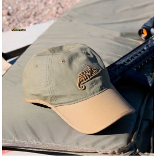 Helikon-Tex Logo Cap Coyote / Olive Green — cappellino baseball in Ripstop 2