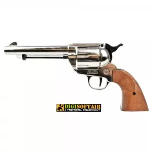 Bruni Revolver top fring Nikel cal 380 pistola a salve 2
