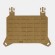 Direct Action Spitfire MOLLE Flap Coyote Brown Front Panel