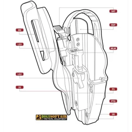 KING COBRA Holster ULTOR L3 F35510