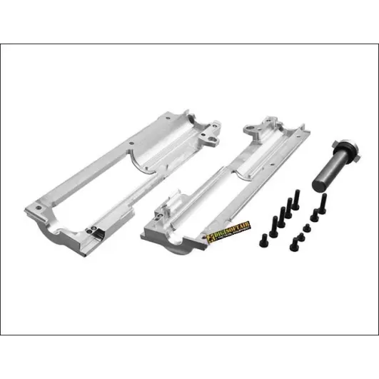 CNC gearbox upper split V2 - QSC Retroarms 7576