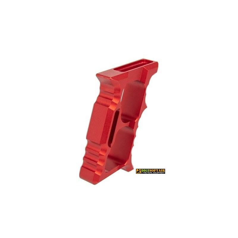 5KU M-LOK/KEYMOD Aluminum Angled Forward Grip - RED