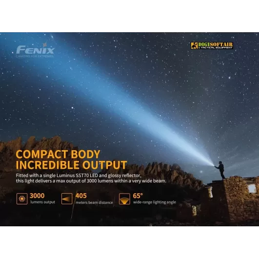 Fenix PD40R V2.0 Flashlight - 3000 Lumens