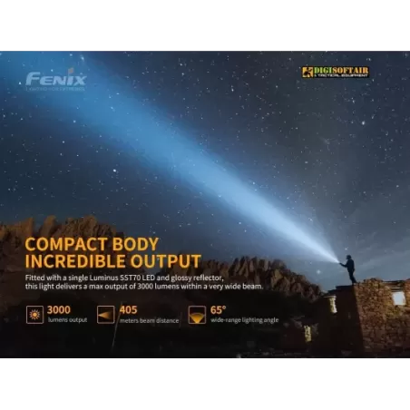 Fenix PD40R V2.0 Flashlight - 3000 Lumens
