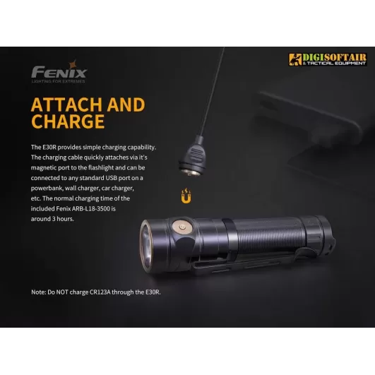 Fenix E30R Rechargeable EDC Flashlight
