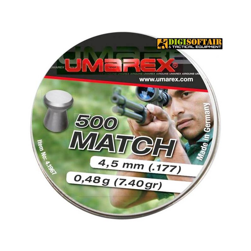 Umarex Piombini match cal 4.5mm 0.48gr