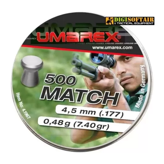 Umarex Piombini match cal 4.5mm 0.48gr