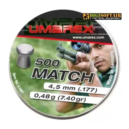 Umarex Piombini match cal 4.5mm 0.48gr Umarex Piombini match cal 4.5mm 0.48gr