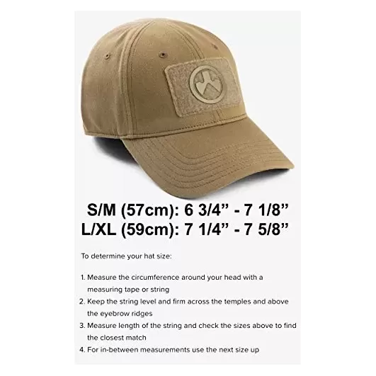 Velcro Patch Core Cover Magpul Khaki baseball cap