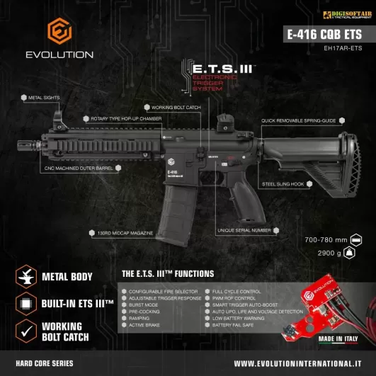 Evolution E-416 CQB ETS EH17AR-ETS