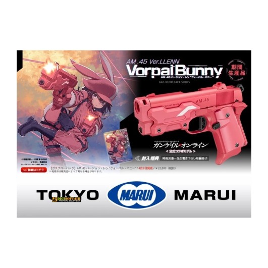 Tokyo Marui AM.45 LLENN Vorpal Bunny — GBB Limited Pink