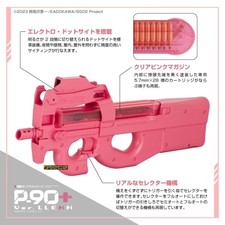 Tokyo Marui P90 Plus+ Ver. LLENN — Limited Edition Pink