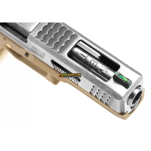 WE G-FORCE 17 series desert, silver slide blowback